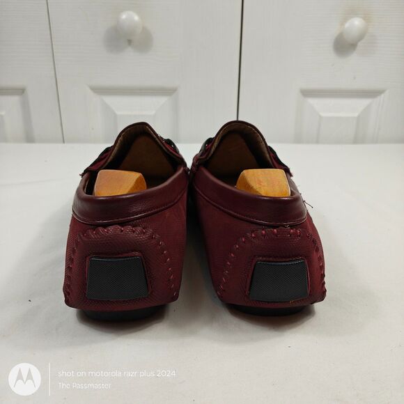 Men's BRUNO MARC Horse-Bit Loafers Leather Suede Driving Moccasins US Size 11.5 - Picture 10 of 11